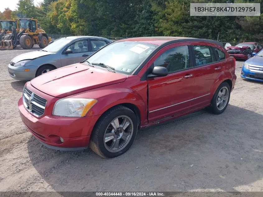 1B3HE78K47D129754 2007 Dodge Caliber R/T