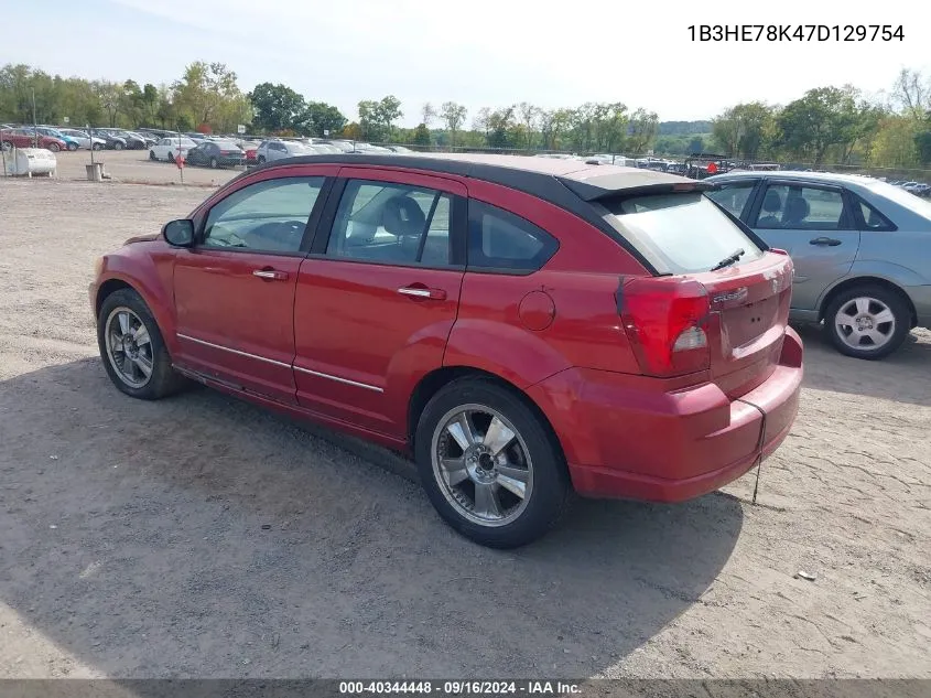 1B3HE78K47D129754 2007 Dodge Caliber R/T