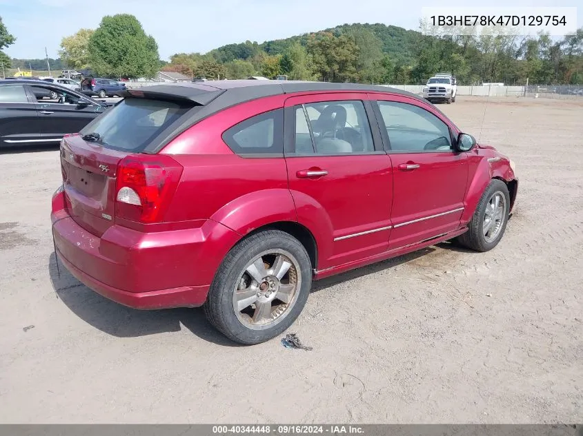 1B3HE78K47D129754 2007 Dodge Caliber R/T