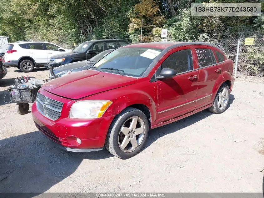 1B3HB78K77D243580 2007 Dodge Caliber R/T