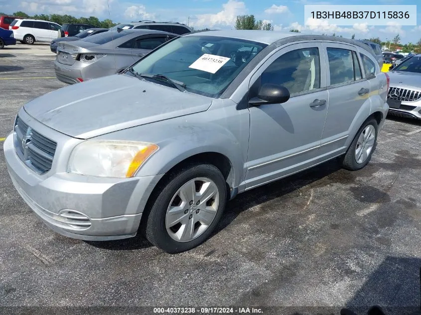 1B3HB48B37D115836 2007 Dodge Caliber Sxt