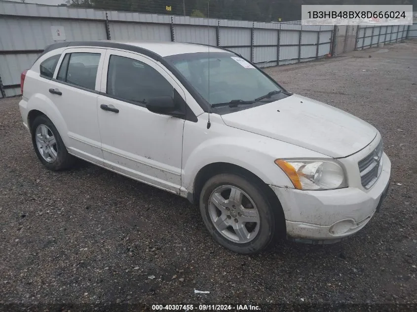 1B3HB48BX8D666024 2008 Dodge Caliber Sxt