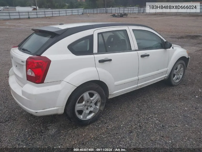 1B3HB48BX8D666024 2008 Dodge Caliber Sxt