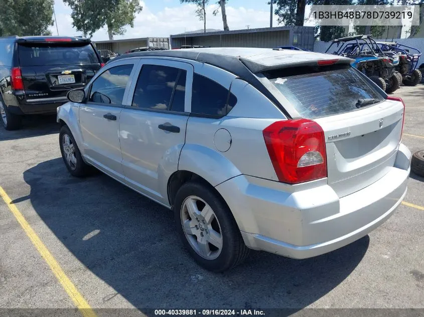 1B3HB48B78D739219 2008 Dodge Caliber Sxt