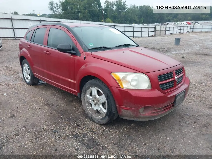 2009 Dodge Caliber Sxt VIN: 1B3HB48A59D174915 Lot: 39238831