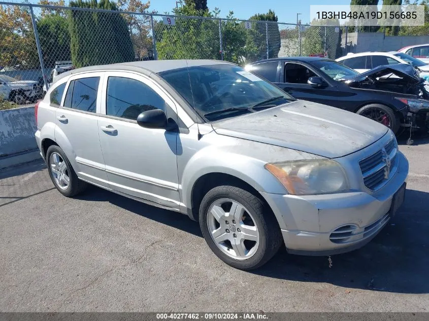 2009 Dodge Caliber Sxt VIN: 1B3HB48A19D156685 Lot: 40277462