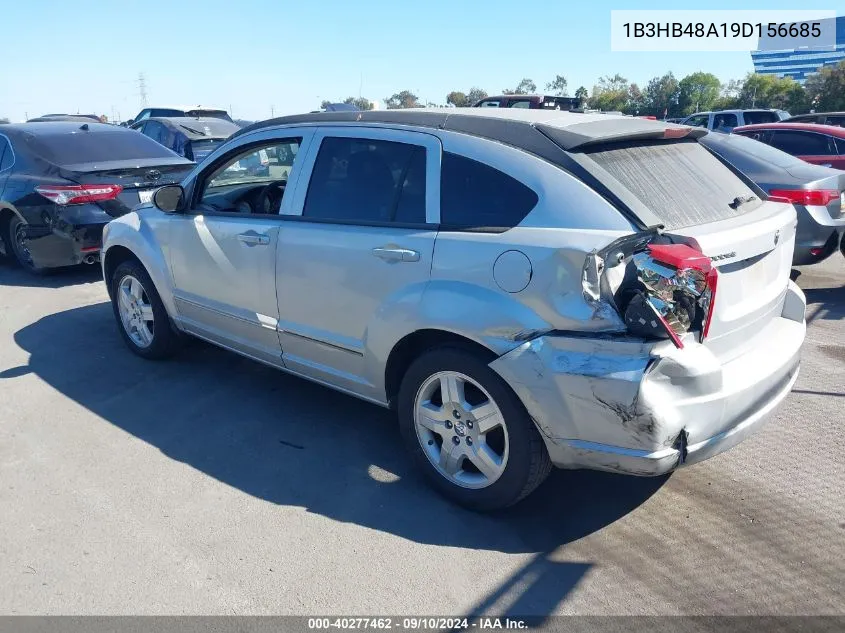 2009 Dodge Caliber Sxt VIN: 1B3HB48A19D156685 Lot: 40277462