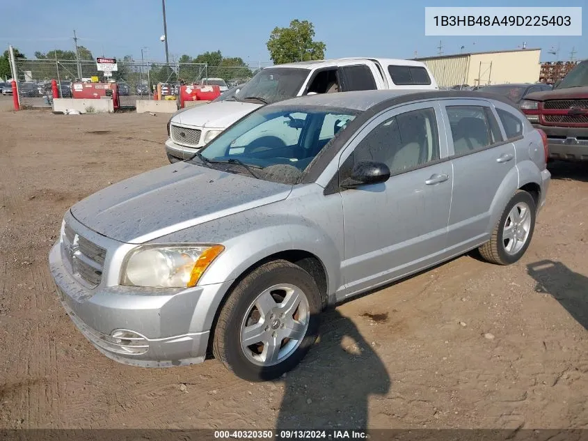 2009 Dodge Caliber Sxt VIN: 1B3HB48A49D225403 Lot: 40320350