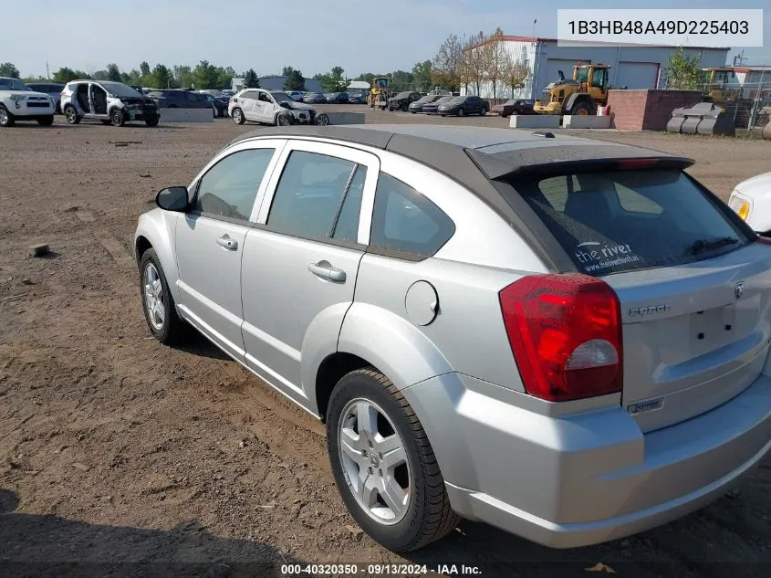 2009 Dodge Caliber Sxt VIN: 1B3HB48A49D225403 Lot: 40320350