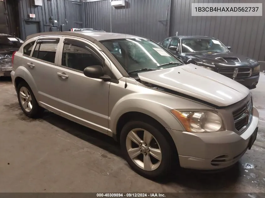 2010 Dodge Caliber Sxt VIN: 1B3CB4HAXAD562737 Lot: 40309894