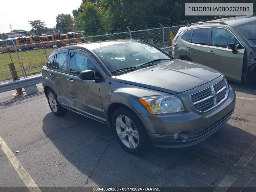 2011 Dodge Caliber Mainstreet VIN: 1B3CB3HA0BD237803 Lot: 40320283