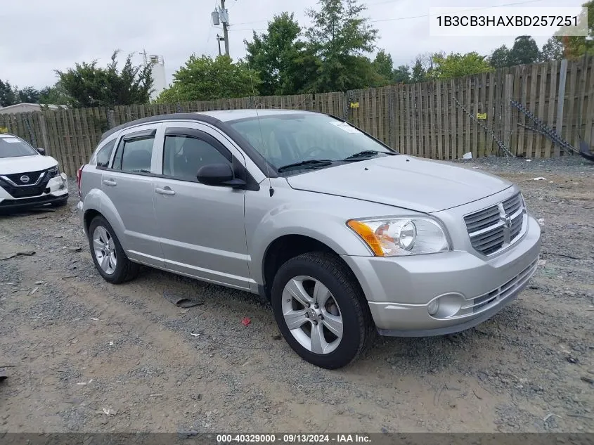 2011 Dodge Caliber Mainstreet VIN: 1B3CB3HAXBD257251 Lot: 40329000