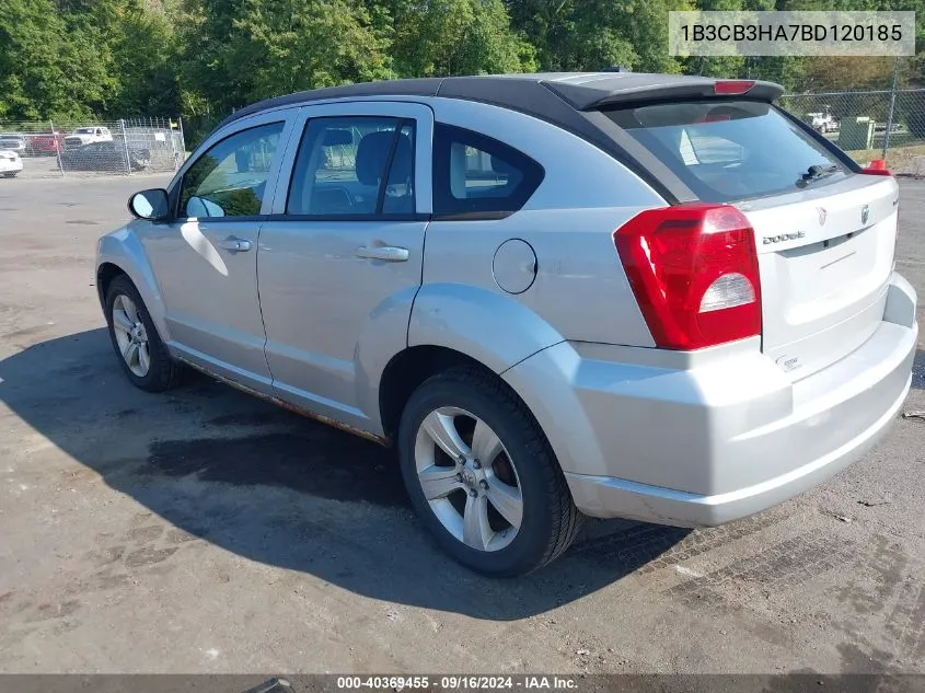 2011 Dodge Caliber Mainstreet VIN: 1B3CB3HA7BD120185 Lot: 40369455