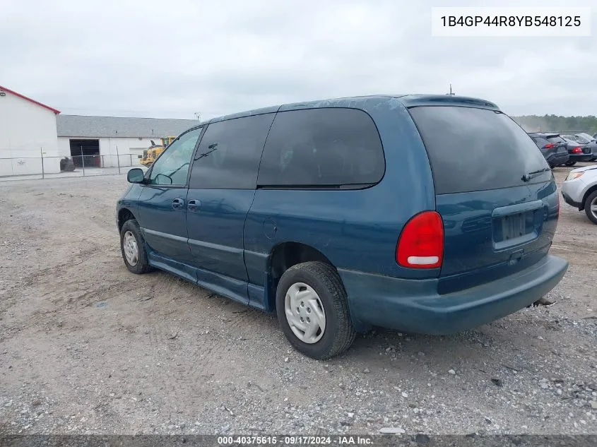 2000 Dodge Grand Caravan Se VIN: 1B4GP44R8YB548125 Lot: 40375615