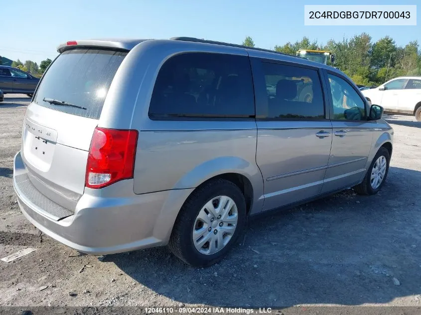 2C4RDGBG7DR700043 2013 Dodge Grand Caravan