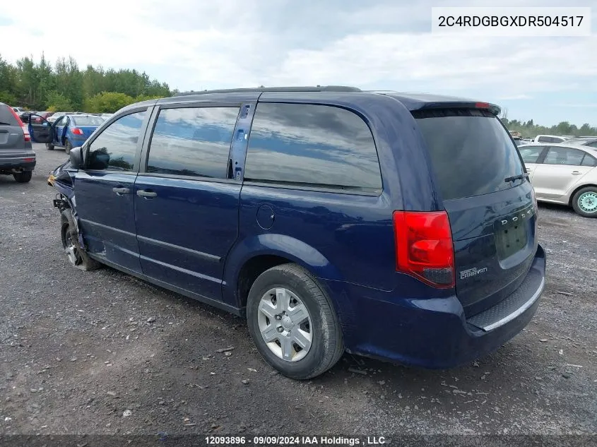 2C4RDGBGXDR504517 2013 Dodge Grand Caravan