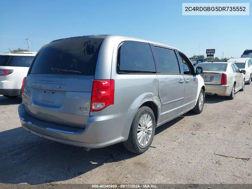 2C4RDGBG5DR735552 2013 Dodge Grand Caravan Se