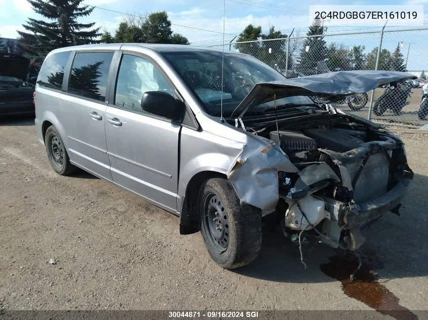 2014 Dodge Grand Caravan Se VIN: 2C4RDGBG7ER161019 Lot: 30044871