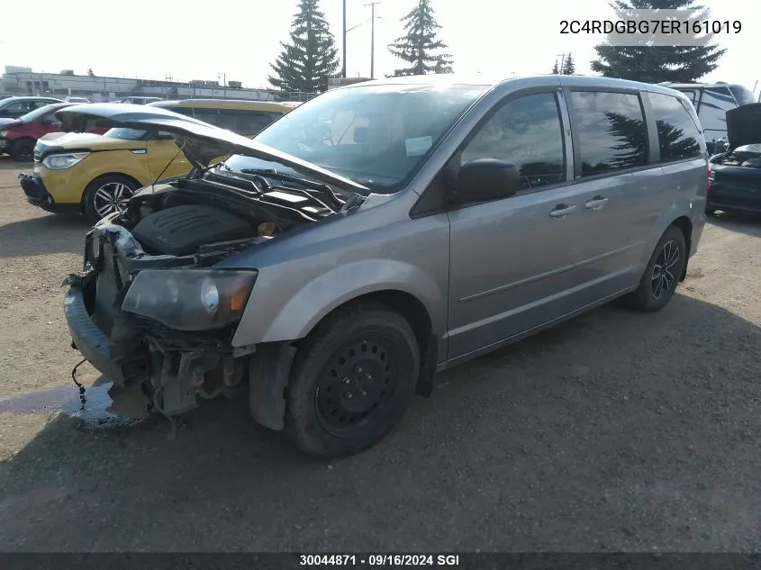 2C4RDGBG7ER161019 2014 Dodge Grand Caravan Se