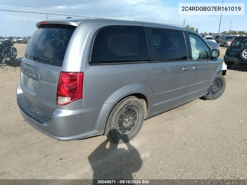 2014 Dodge Grand Caravan Se VIN: 2C4RDGBG7ER161019 Lot: 30044871