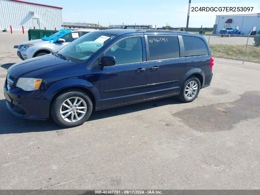 2014 Dodge Grand Caravan Sxt VIN: 2C4RDGCG7ER253097 Lot: 40367751