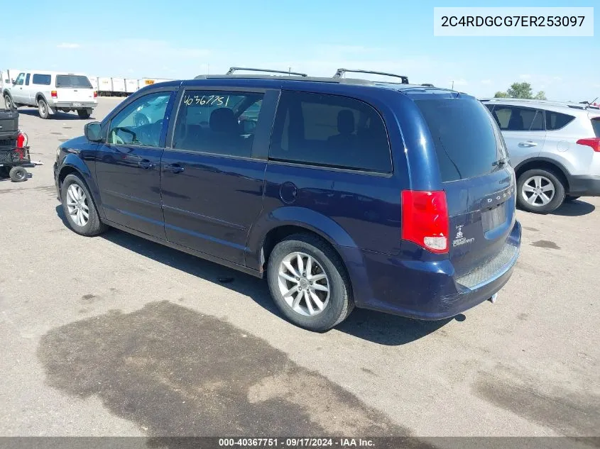 2014 Dodge Grand Caravan Sxt VIN: 2C4RDGCG7ER253097 Lot: 40367751