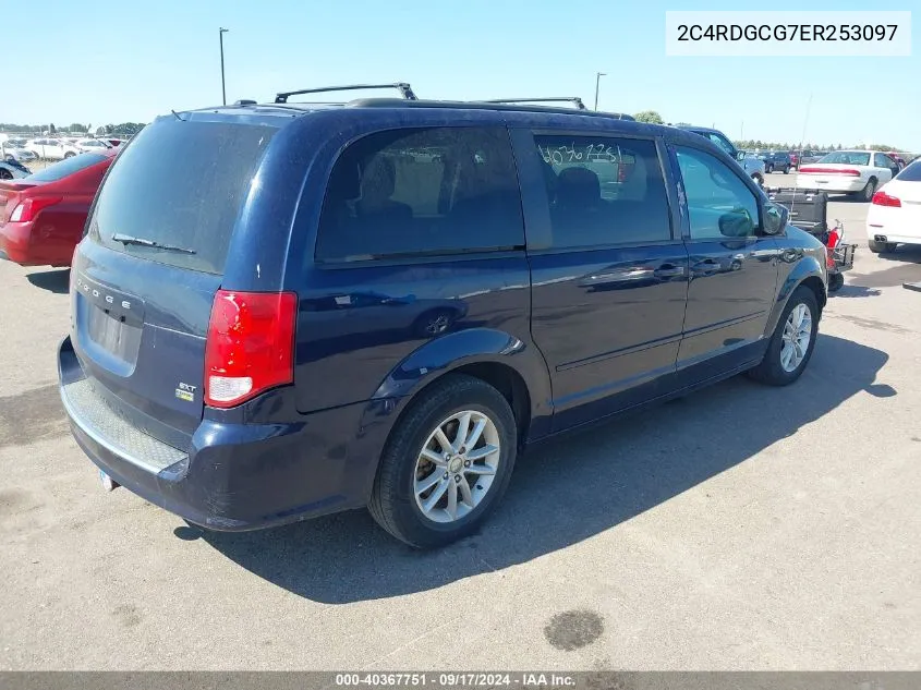 2014 Dodge Grand Caravan Sxt VIN: 2C4RDGCG7ER253097 Lot: 40367751