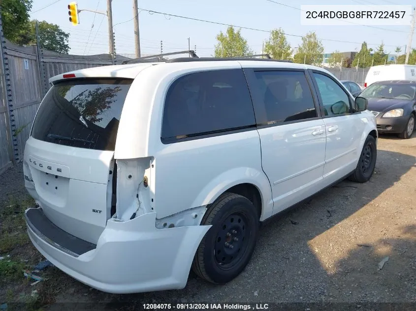 2C4RDGBG8FR722457 2015 Dodge Grand Caravan Se