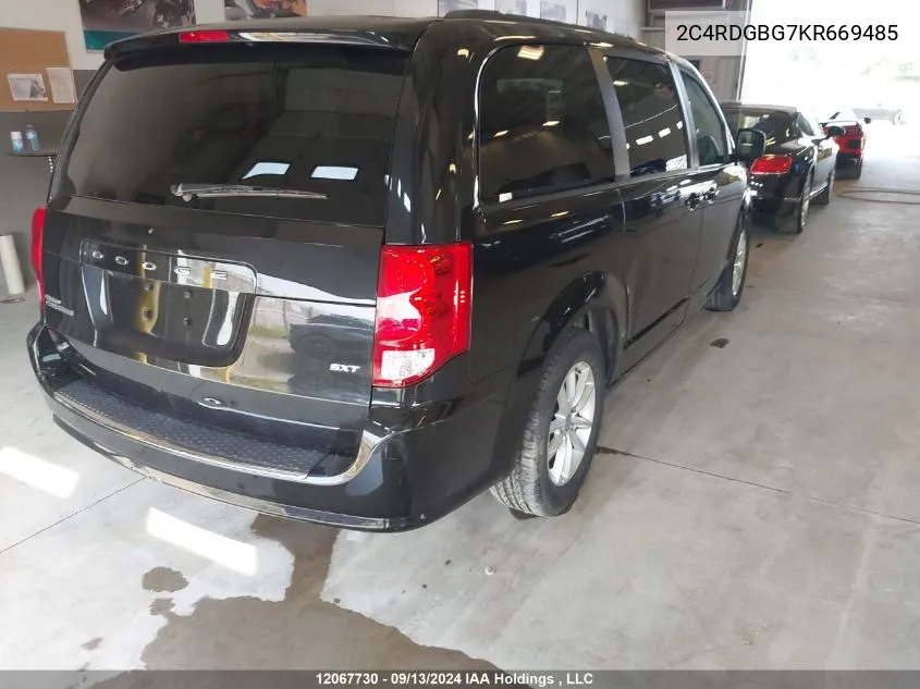 2C4RDGBG7KR669485 2019 Dodge Grand Caravan Se