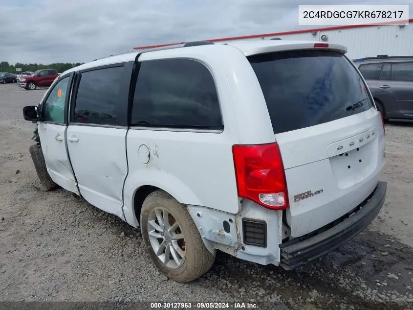 2C4RDGCG7KR678217 2019 Dodge Grand Caravan Sxt