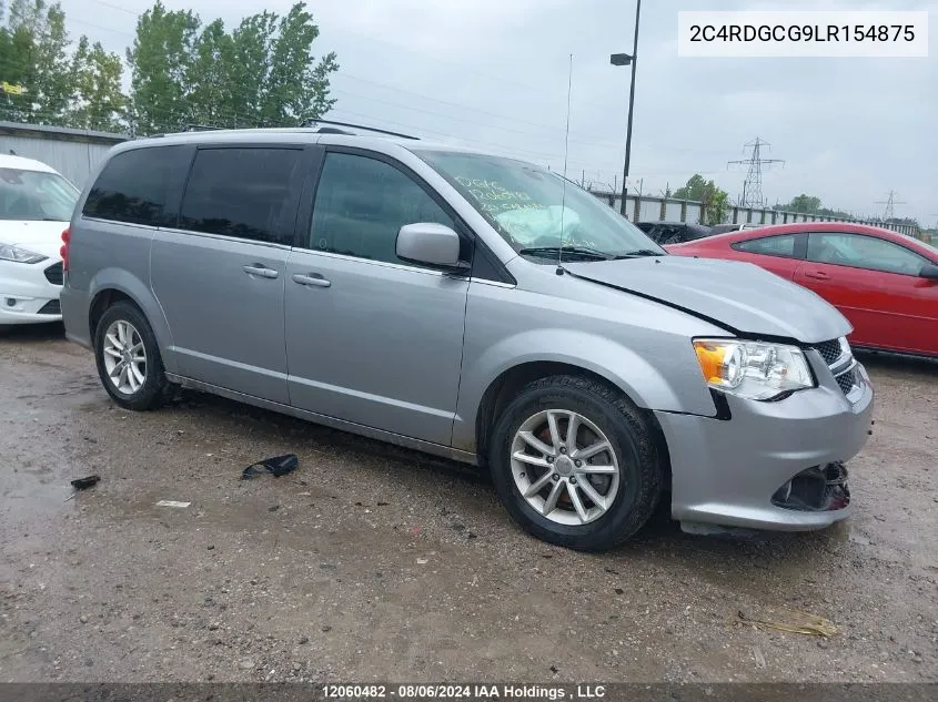 2020 Dodge Grand Caravan Premium Plus VIN: 2C4RDGCG9LR154875 Lot: 12060482