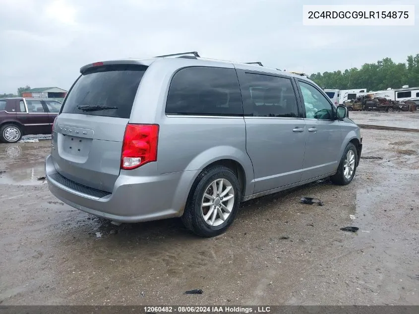 2020 Dodge Grand Caravan Premium Plus VIN: 2C4RDGCG9LR154875 Lot: 12060482