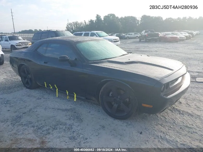 2010 Dodge Challenger R/T VIN: 2B3CJ5DT4AH280936 Lot: 40366882