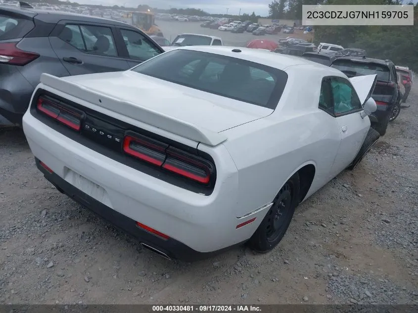 2C3CDZJG7NH159705 2022 Dodge Challenger Gt