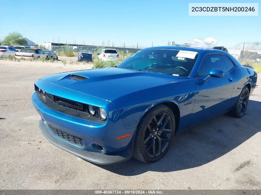 2C3CDZBT5NH200246 2022 Dodge Challenger R/T