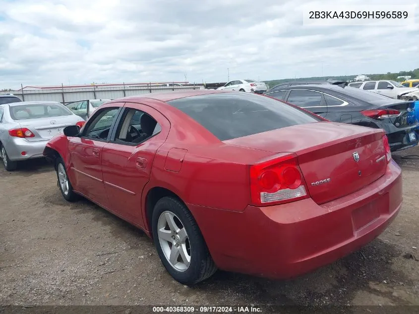 2009 Dodge Charger Se VIN: 2B3KA43D69H596589 Lot: 40368309