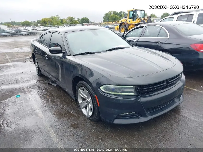 2C3CDXHGXGH346790 2016 Dodge Charger Sxt