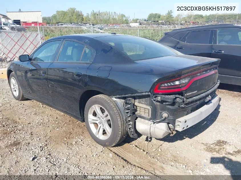 2C3CDXBG5KH517897 2019 Dodge Charger Sxt