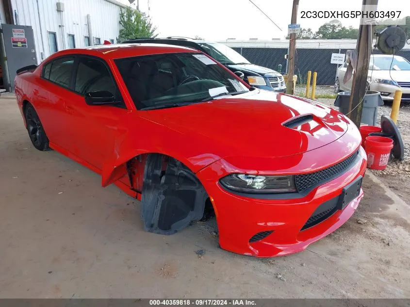 2023 Dodge Charger Gt VIN: 2C3CDXHG5PH603497 Lot: 40359818