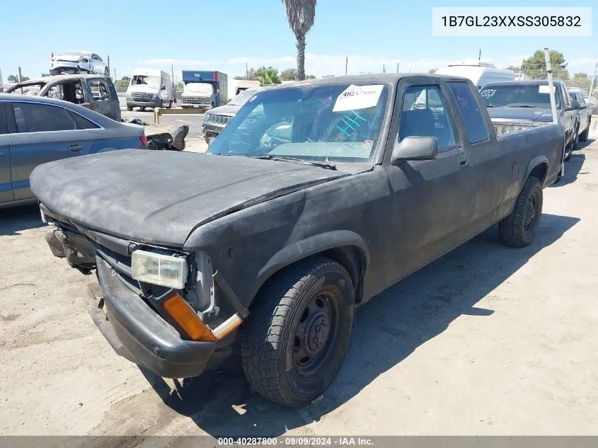 1995 Dodge Dakota VIN: 1B7GL23XXSS305832 Lot: 40287800