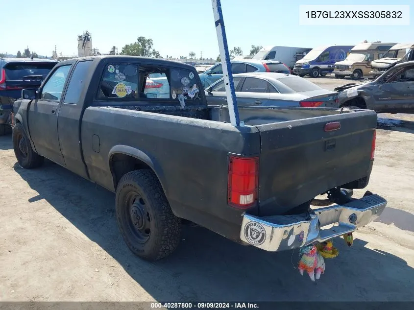 1995 Dodge Dakota VIN: 1B7GL23XXSS305832 Lot: 40287800