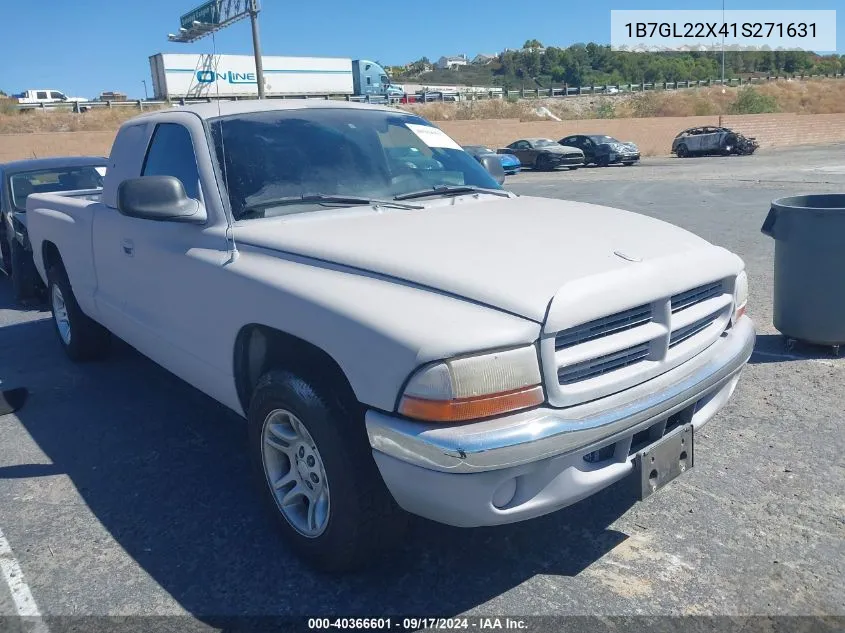 2001 Dodge Dakota Slt/Sport VIN: 1B7GL22X41S271631 Lot: 40366601