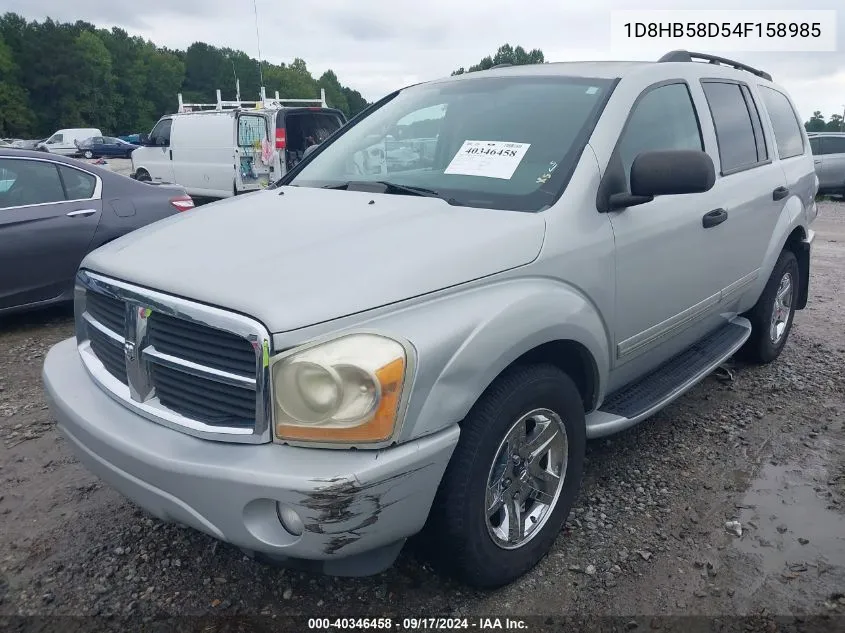 2004 Dodge Durango Limited VIN: 1D8HB58D54F158985 Lot: 40346458