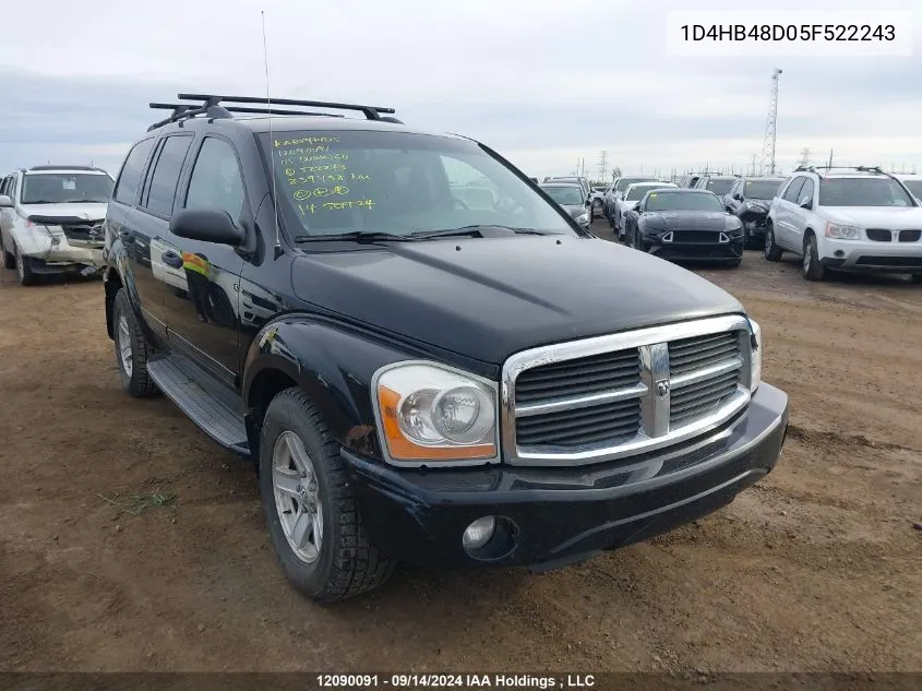 1D4HB48D05F522243 2005 Dodge Durango