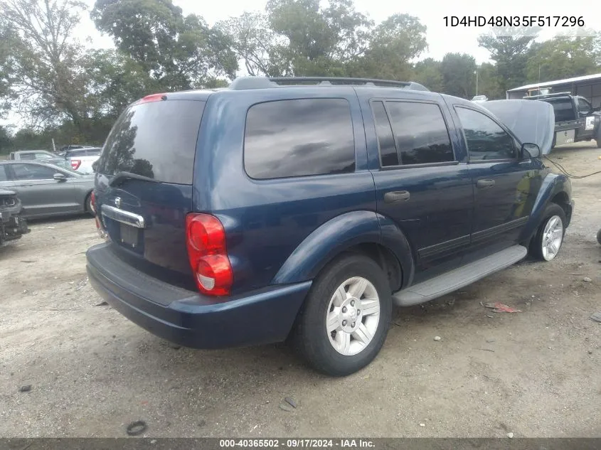 1D4HD48N35F517296 2005 Dodge Durango Slt