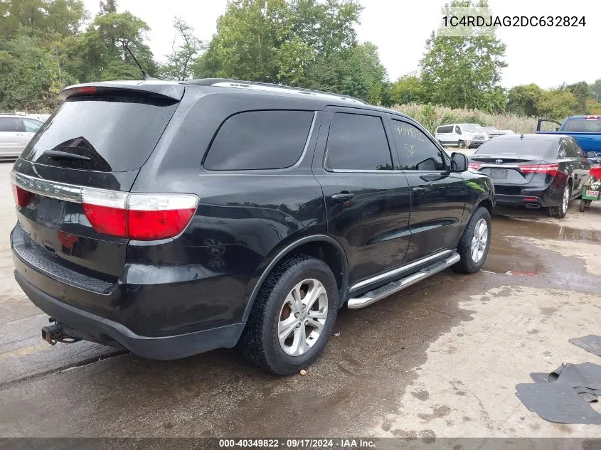 2013 Dodge Durango Sxt VIN: 1C4RDJAG2DC632824 Lot: 40349822