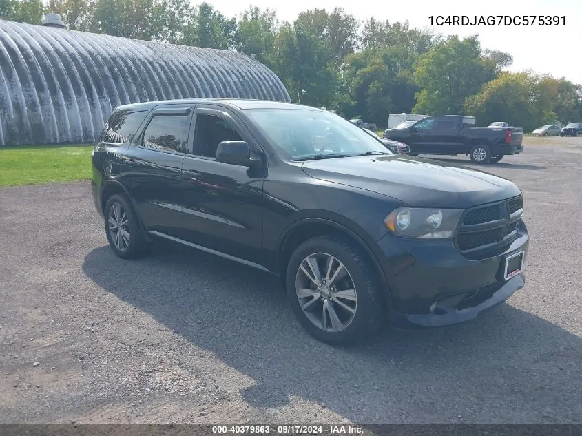 2013 Dodge Durango Sxt VIN: 1C4RDJAG7DC575391 Lot: 40379863