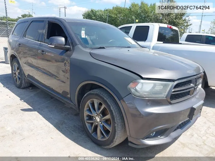 2015 Dodge Durango Limited VIN: 1C4RDHDG2FC764294 Lot: 40338262