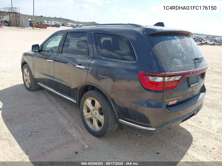 1C4RDHAG1FC176150 2015 Dodge Durango Sxt