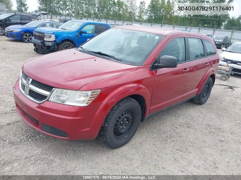 2009 Dodge Journey VIN: 3D4GG47B29T176401 Lot: 12067370